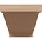 Ekena Millwork 9"W x 18"D x 9"H Wide Burlington Rough Cedar Woodgrain TimberThane Corbel, Primed Tan CORUR09X18X09BURRCPR - alternate 6